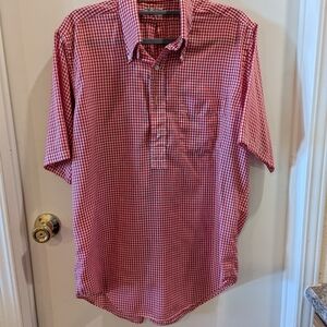 Men's Red Checkered Shirt